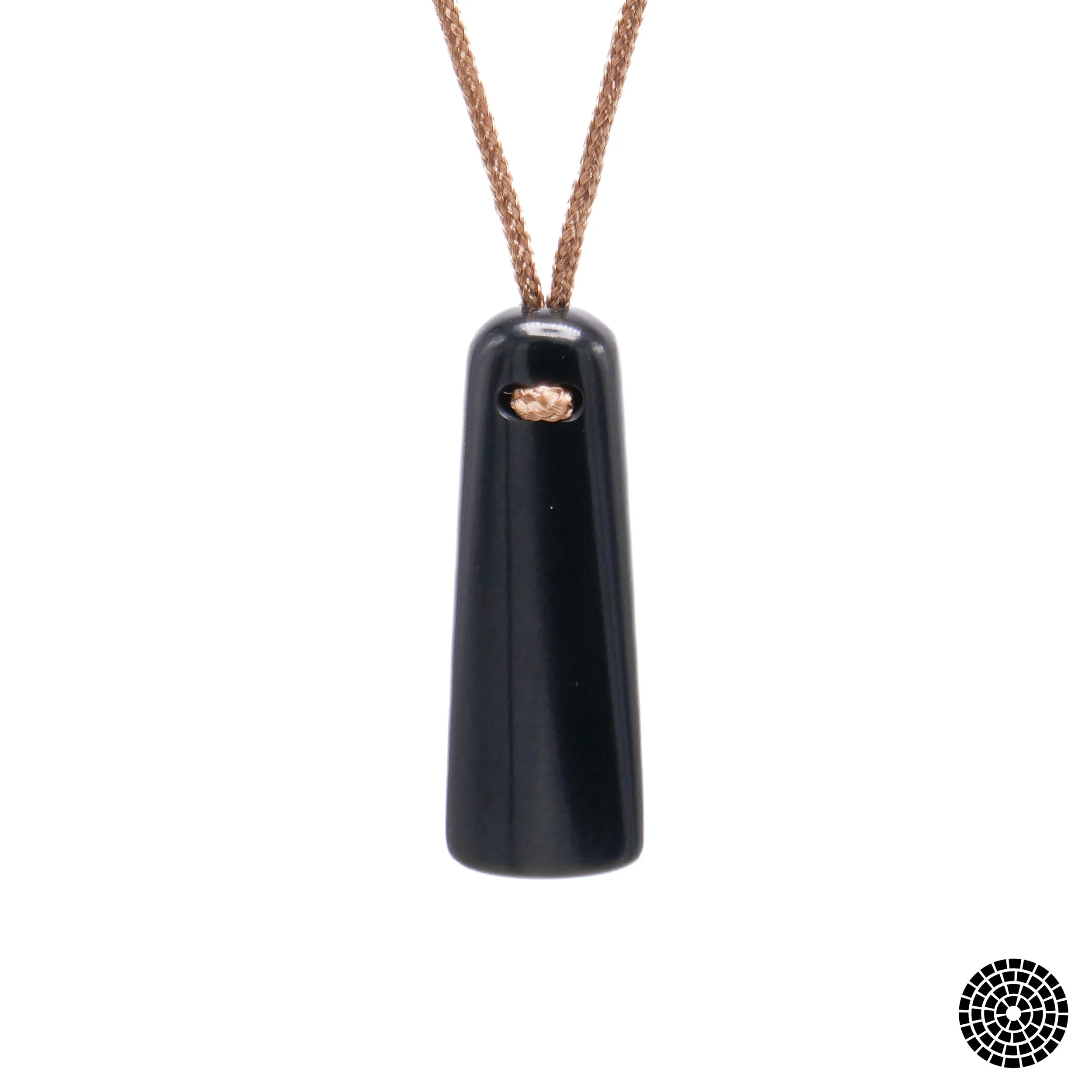 Wyoming Black Nephrite Jade Pendant — California Jade Carvings